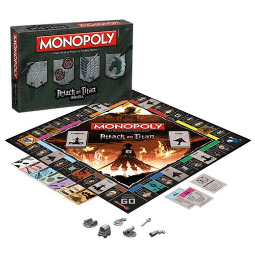 Attack on Titan Monopoly Game